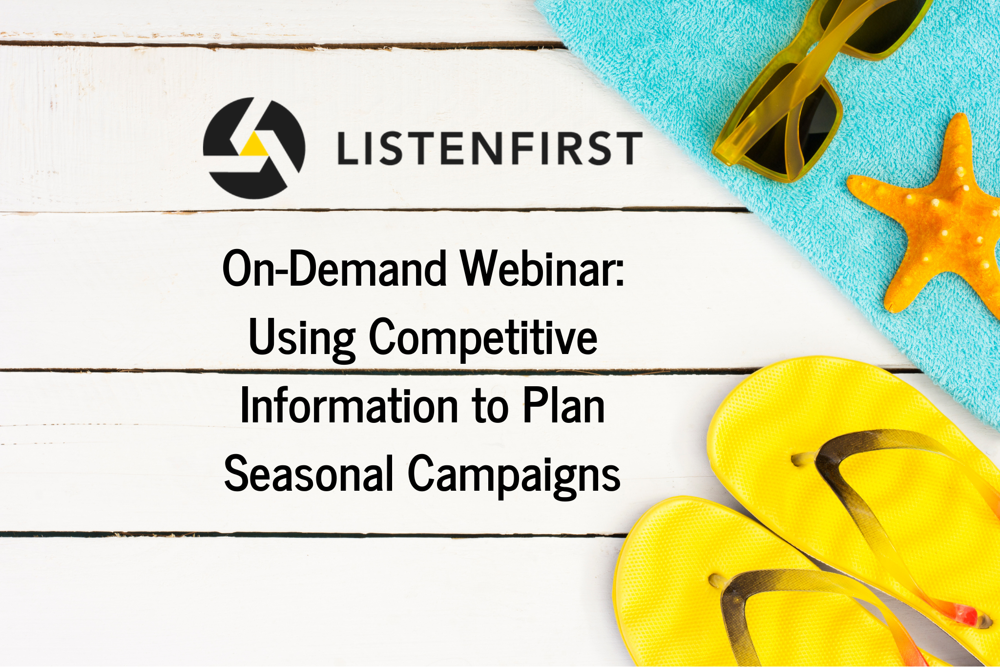 Webinar: Using Competitive Information to Plan Seasonal Campaigns